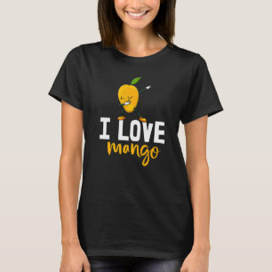 T-shirt J'Aime Mango Sweet Dabbing Funny Mango Fruit Amour