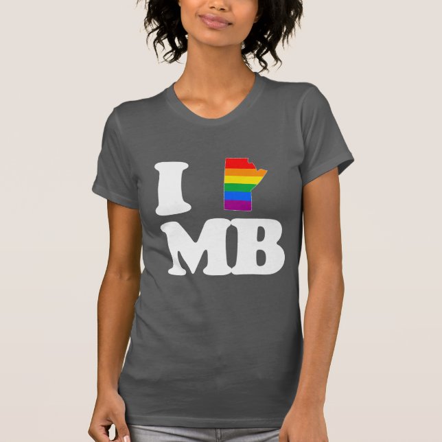 T-SHIRT J'AIME MANITOBA GAI - BLANC - .PNG (Devant)