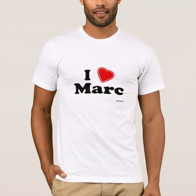 T-shirt J'aime Marc (Devant)