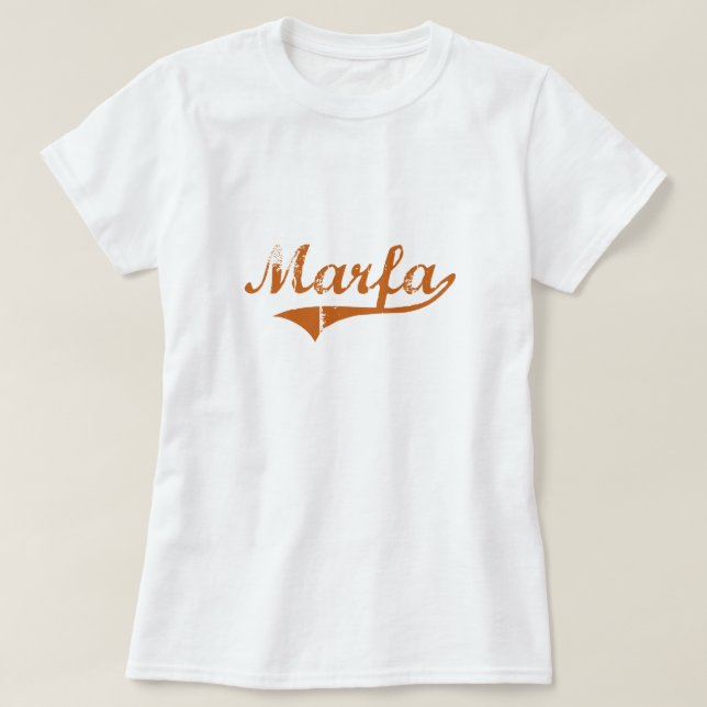 T-shirt J'aime Marfa le Texas (Design devant)