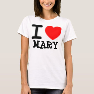 T-shirt j'aime MARY