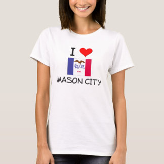 T-shirt J'aime MASON CITY Iowa