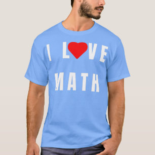 T-shirt J'aime Math Simple design 1
