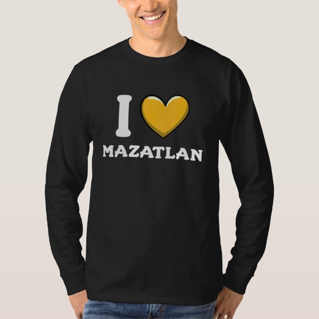 T-shirt J'aime Mazatlan Mexique 5 (Devant)