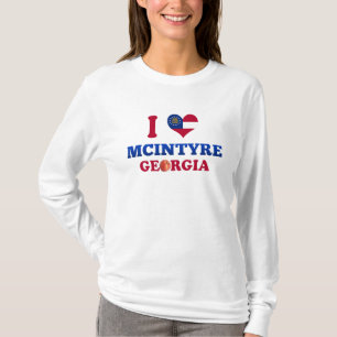 T-shirt J'aime McIntyre, la Géorgie
