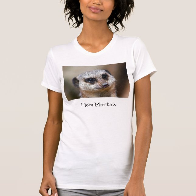 T-shirt J'aime Meerkats (Devant)