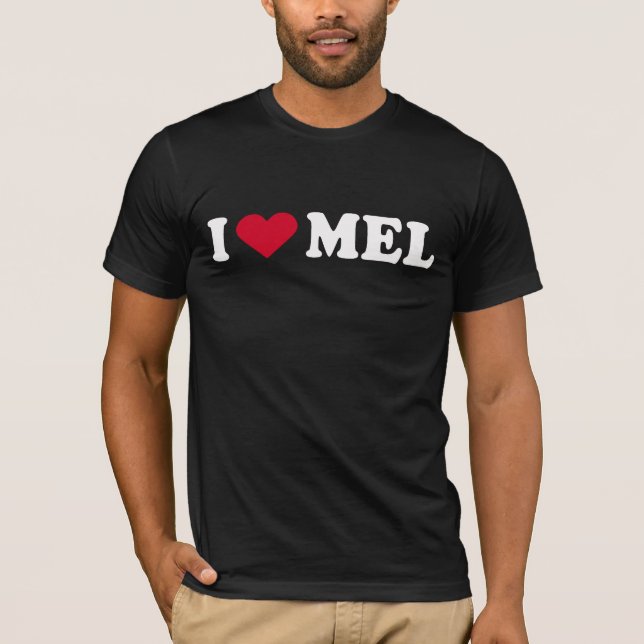 T-SHIRT J'AIME MEL (Devant)