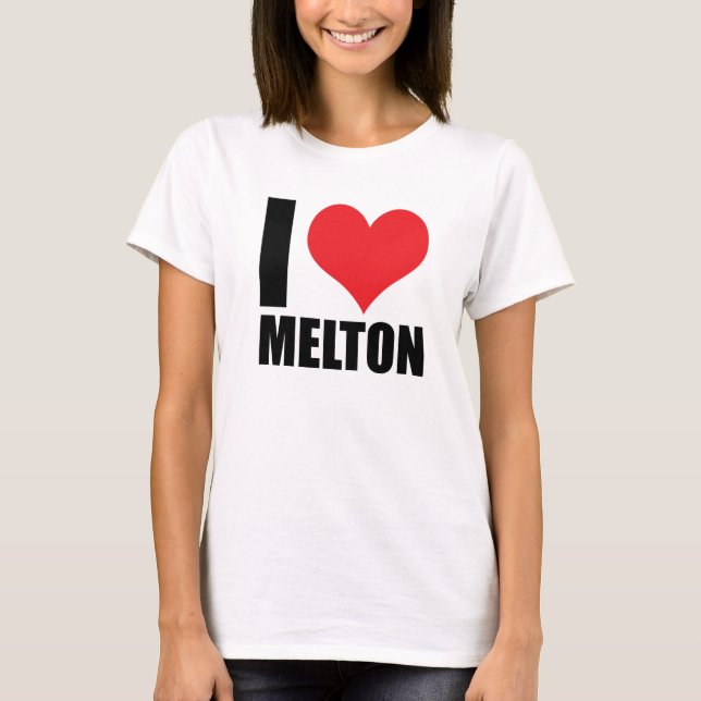 T-shirt J'aime Melton (Devant)