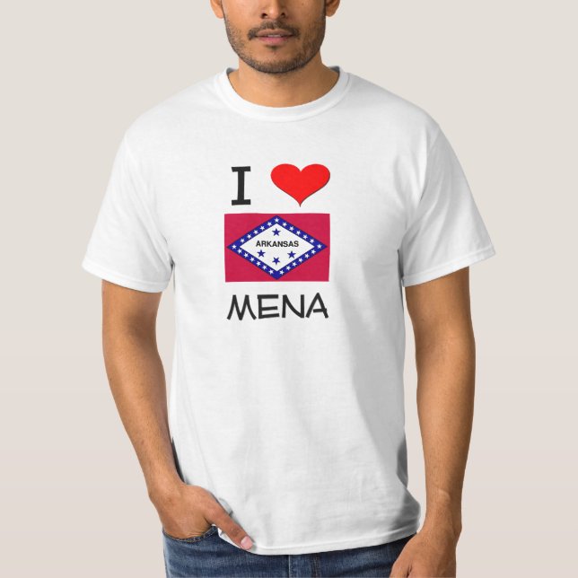 T-shirt J'aime MENA Arkansas (Devant)
