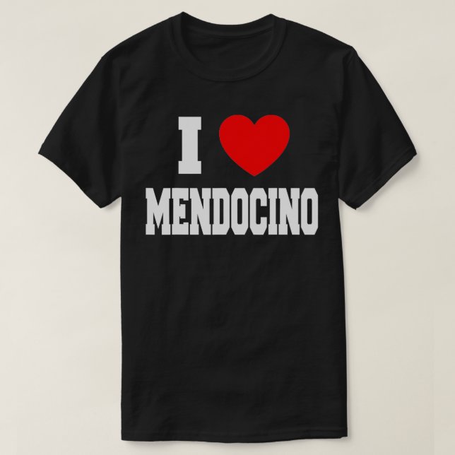 T-shirt J'aime Mendocino (Design devant)