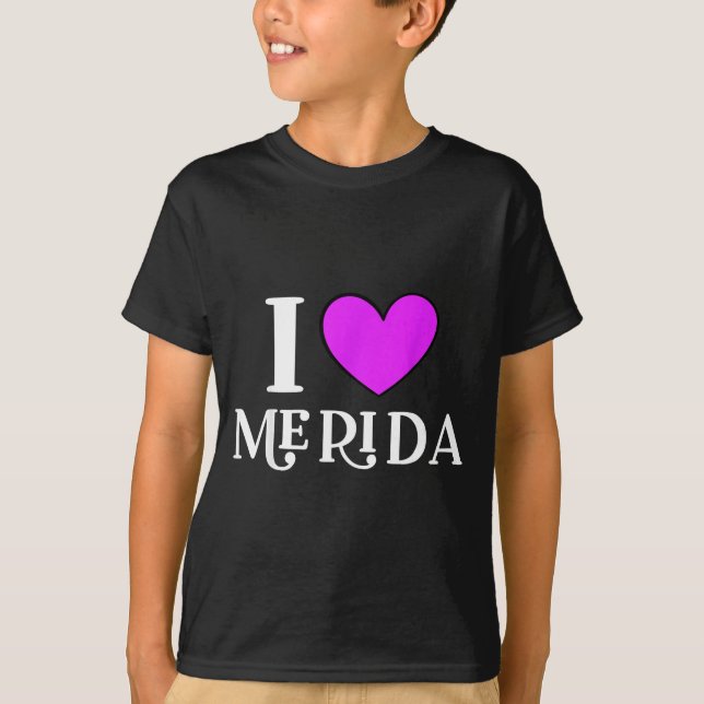 T-shirt J'aime Merida Mexique  (Devant)