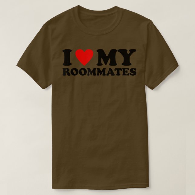 T-shirt J'Aime Mes colocataires J'Aime Mes colocataires (Design devant)
