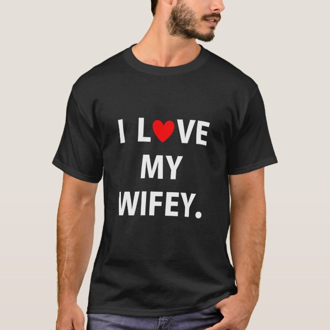 T-shirt J'Aime Mes Couples Femme Pour Mari ou Fiance (Devant)