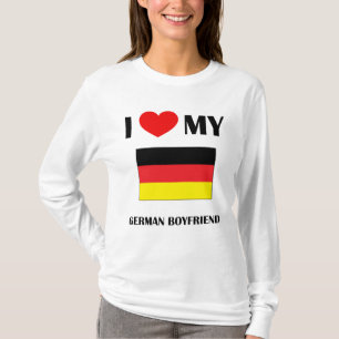 T-shirt J'aime mes dames allemandes aa Hoody d'ami