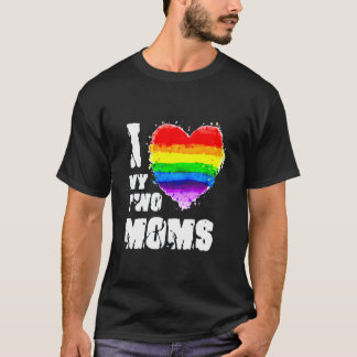 T-shirt J'Aime Mes Deux Moms