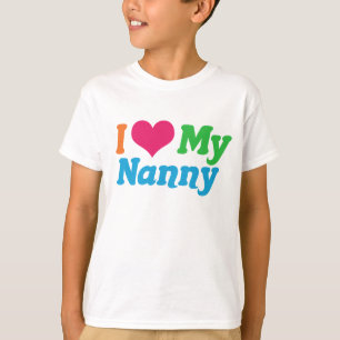 T-shirt J'Aime Mes Enfants Nanny