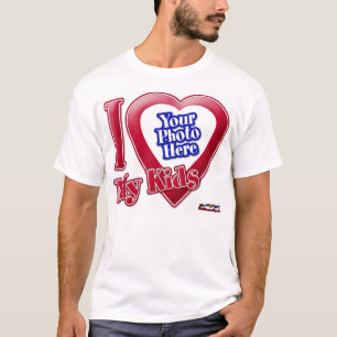 T-shirt J'aime mes enfants - photo