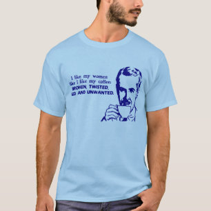 T-shirt J'aime mes femmes comme j'aime mon café