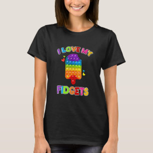 T-shirt J'Aime Mes Fidgets Fidget Toy Hommes Femmes Enfant