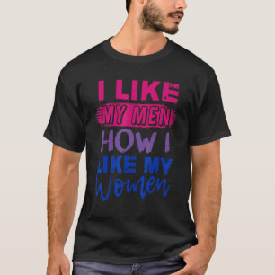 T-shirt J'aime mes hommes comme j'aime mes femmes  Fierté 