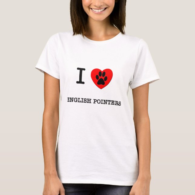 T-SHIRT J'AIME MES INDICATEURS ANGLAIS (Devant)