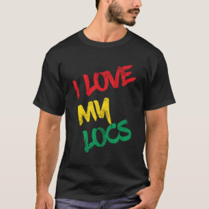 T-shirt J'Aime Mes Locs Cheveux naturels