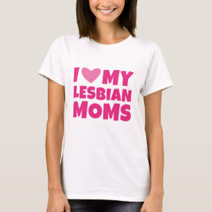 T-shirt J'aime mes mamans lesbiennes