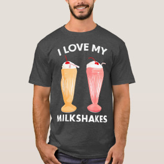 T-shirt J'Aime Mes Milkshakes Aimer Lait Louvain