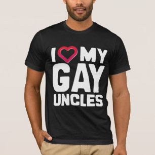 T-SHIRT J'AIME MES ONCLES GAY
