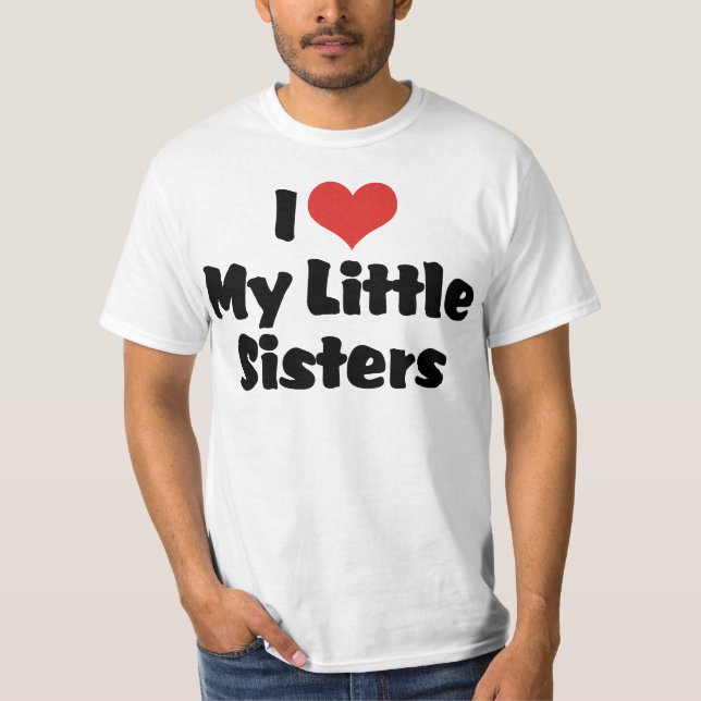 T-shirt J'Aime Mes Petites Soeurs (Devant)