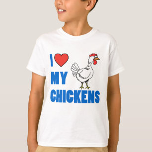 T-shirt J'Aime Mes Poulets