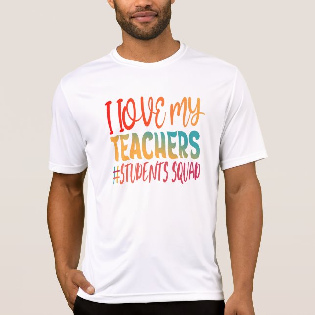T-SHIRT J'AIME MES PROFESSEURS. (Devant)