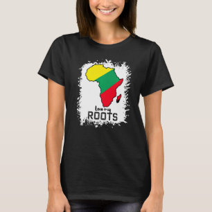 T-shirt J'Aime Mes Racines Retour Puissante Histoire Mois