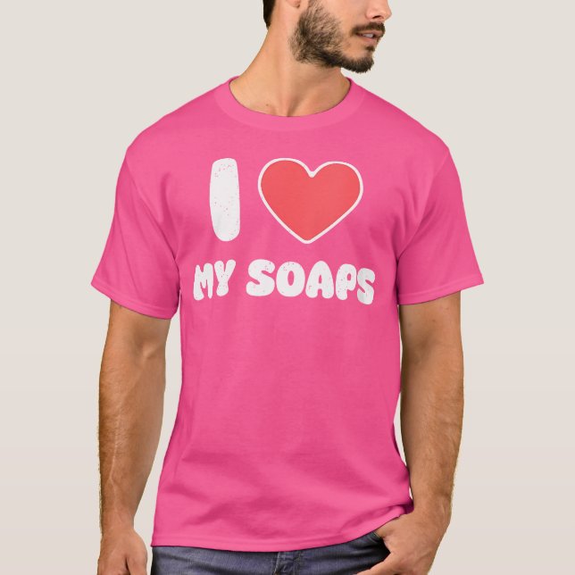 T-shirt J'Aime Mes Soaps Soap Opéras Telenovelas (Devant)