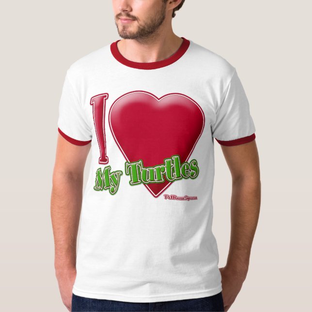 T-shirt J'Aime Mes Tortues (Devant)