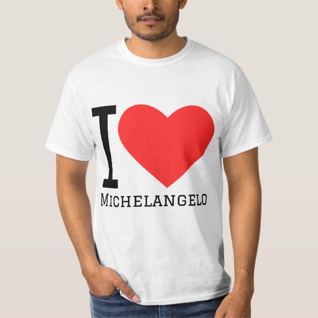 T-shirt J'aime Michel-Ange (Devant)