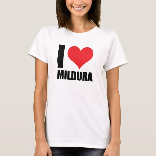 T-shirt J'aime Mildura (Devant)