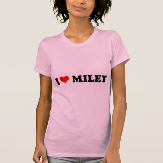 T-SHIRT J'AIME MILEY/COEUR MILEY D'I