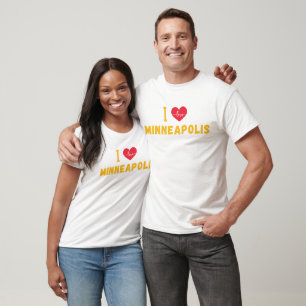 T-shirt j'aime Minneapolis, Minnesota