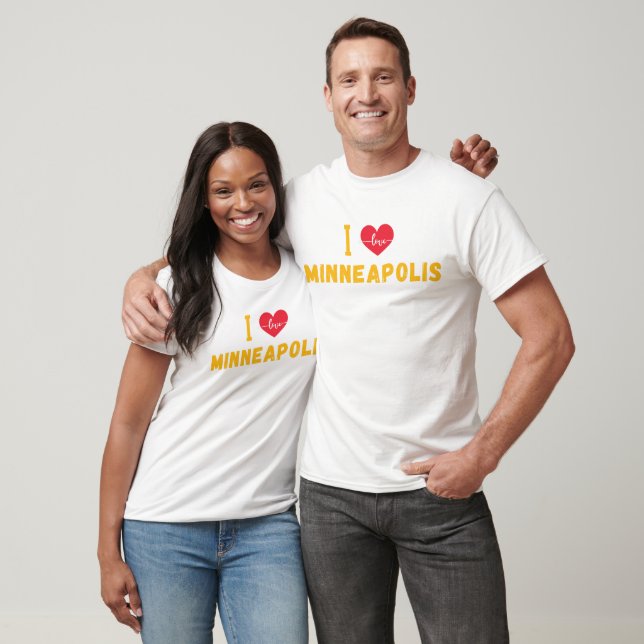 T-shirt j'aime Minneapolis, Minnesota (Unisexe)