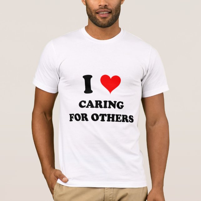T-shirt J'aime m'inquiéter de d'autres (Devant)