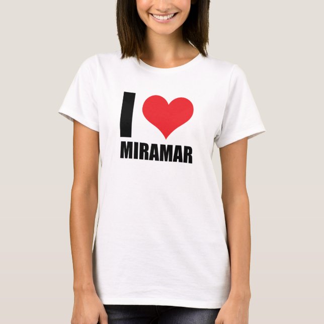 T-shirt J'aime Miramar (Devant)