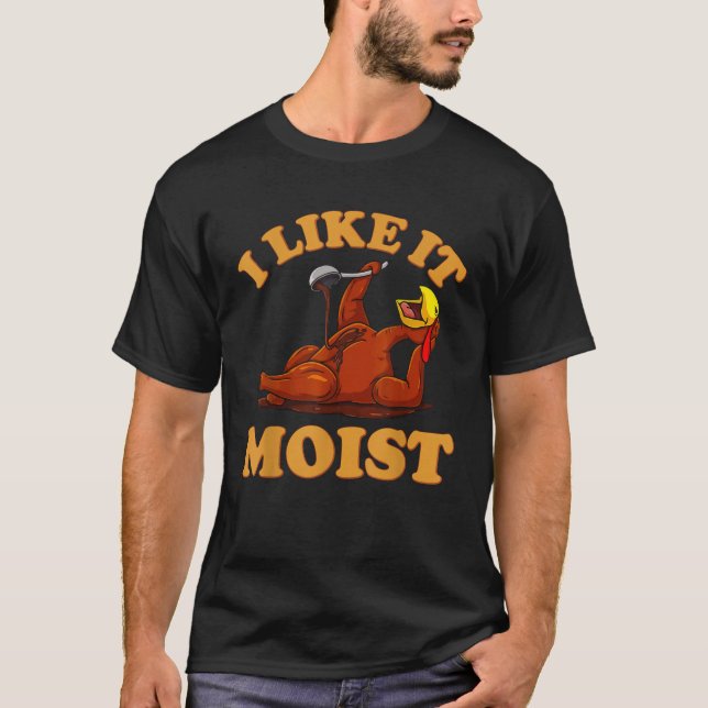 T-shirt J'AIME MOIST Funny Thanksgiving Foods Family Gr (Devant)