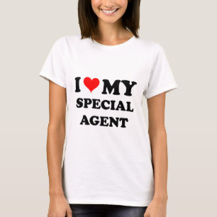 T-shirt J'aime mon agent spécial