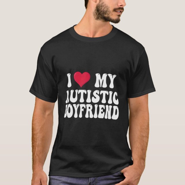 T-shirt J'Aime Mon Ami Autiste (Devant)