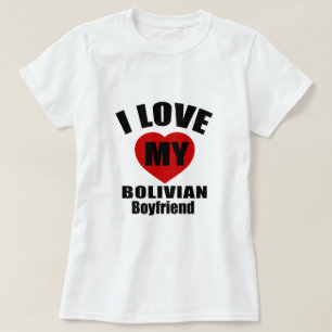 T-SHIRT J'AIME MON AMI BOLIVIEN