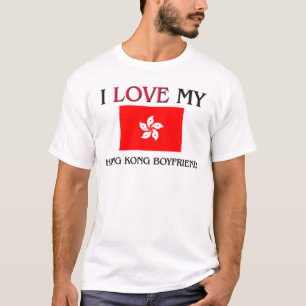 T-shirt J'aime mon ami de Hong Kong