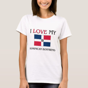 T-shirt J'aime mon ami dominicain