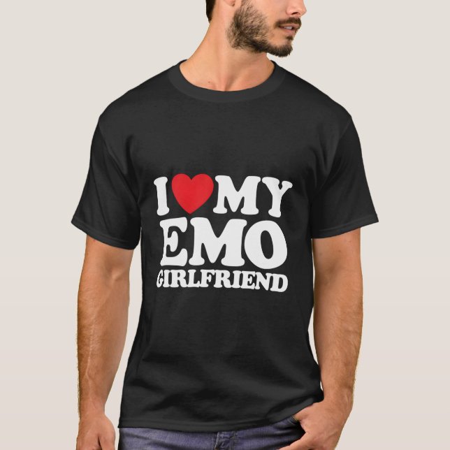 T-shirt J'Aime Mon Ami Emo (Devant)