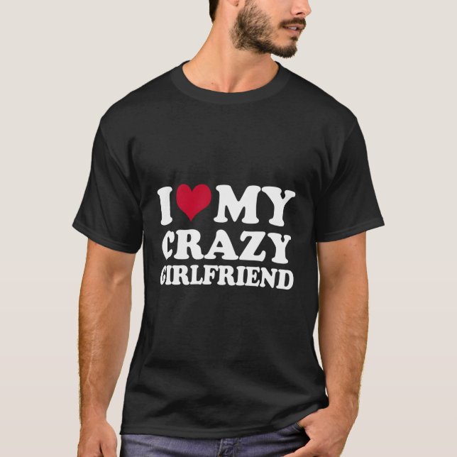T-shirt J'Aime Mon Ami Fou (Devant)